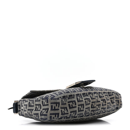 Fendi Zucchino Baguette Navy 4 of 9