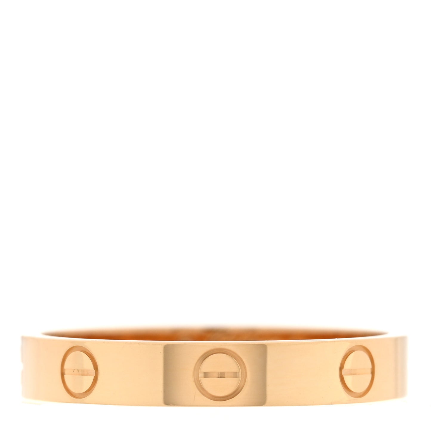 18K Yellow Gold 3.5mm LOVE Wedding Band Ring 61 9.5