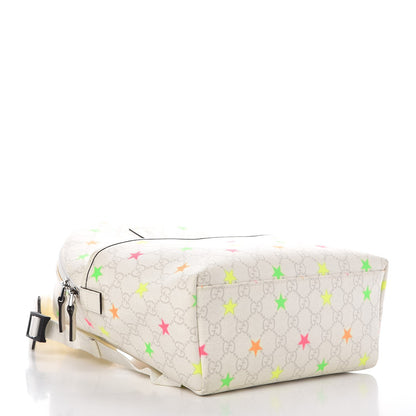 Gucci GG Supreme Monogram Children's Star Backpack White 4 of 8