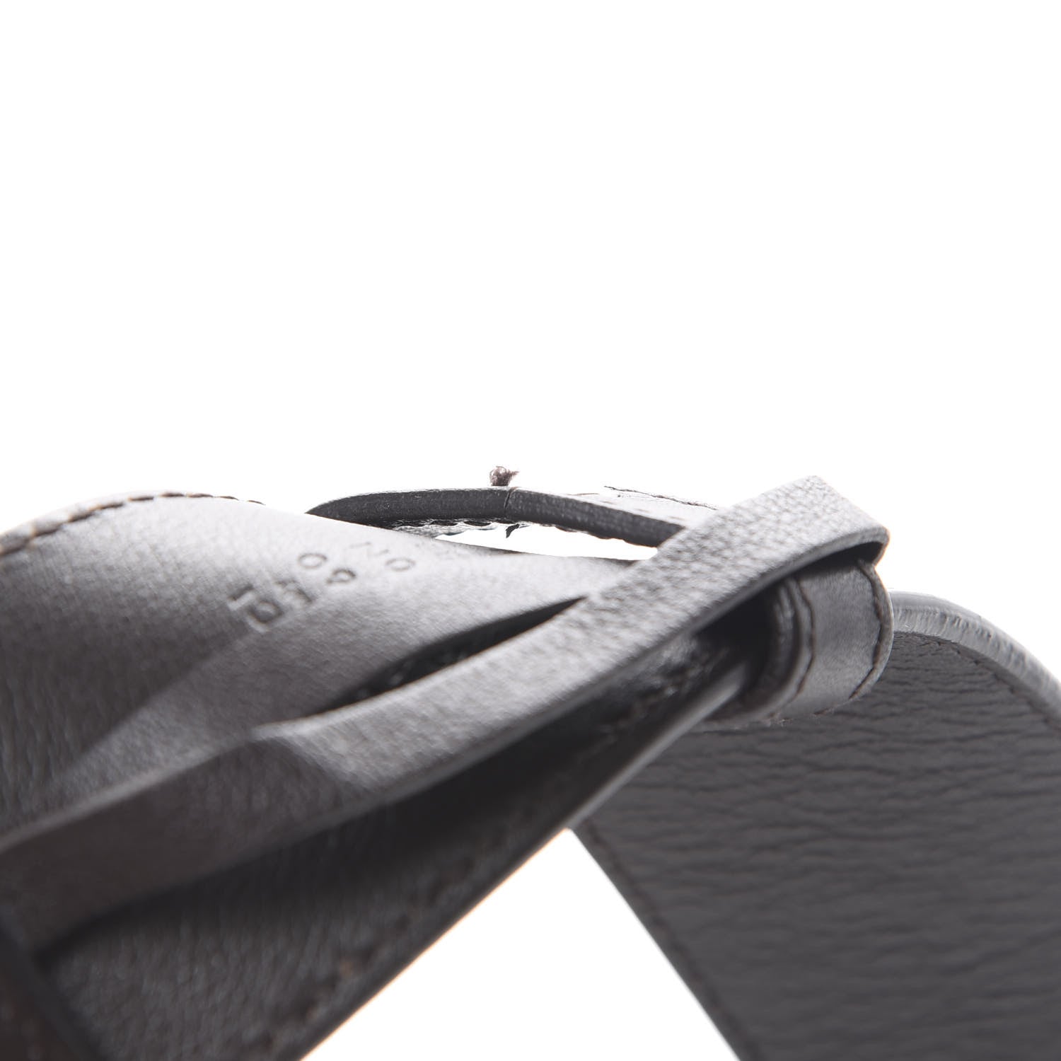Gucci Moon Calfskin Nickel Double G 40mm Belt 95 38 Black 6 of 7
