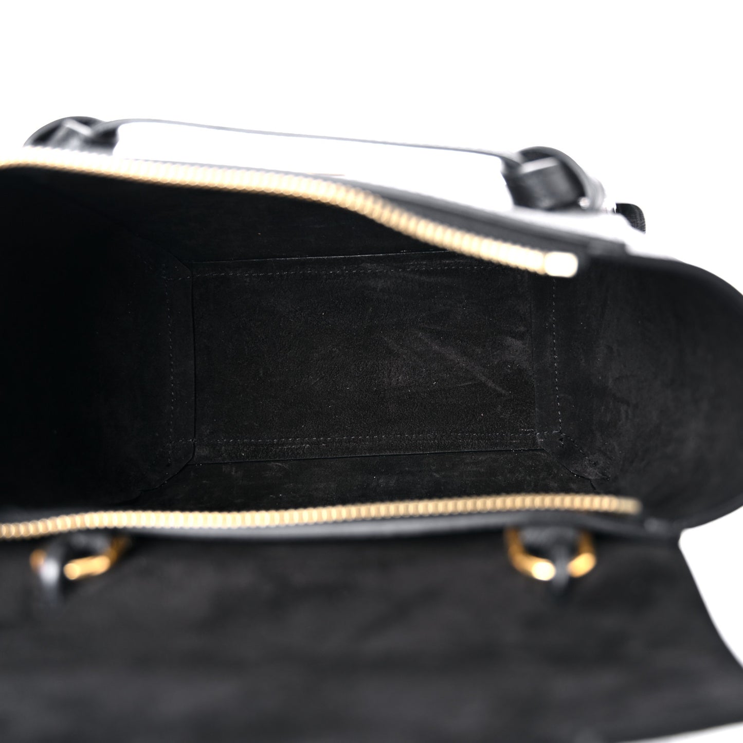 Grained Calfskin Nano Belt Bag Black