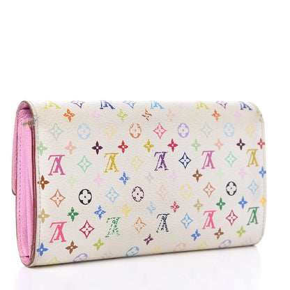 Louis Vuitton Monogram Multicolor Sarah Wallet White 2 of 13
