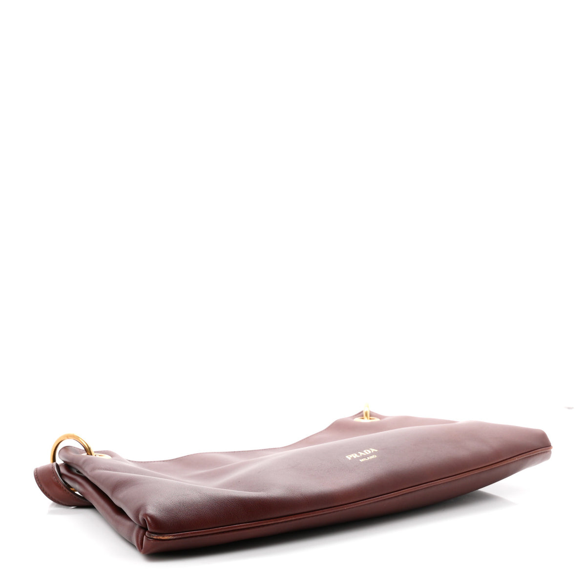 Nappa Large Etude Shoulder Bag Brown
