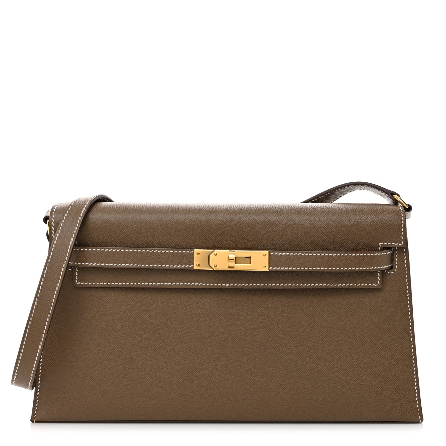 Hermes Madame Calfskin Kelly Elan Etoupe 1 of 11