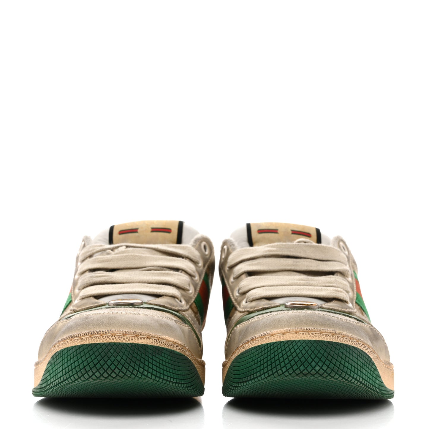 GG Monogram Nubuck Web Womens Screener Sneakers 39 New Sand Dusty Milk Vintage Green 38 New Sand Dusty Milk Vintage Green