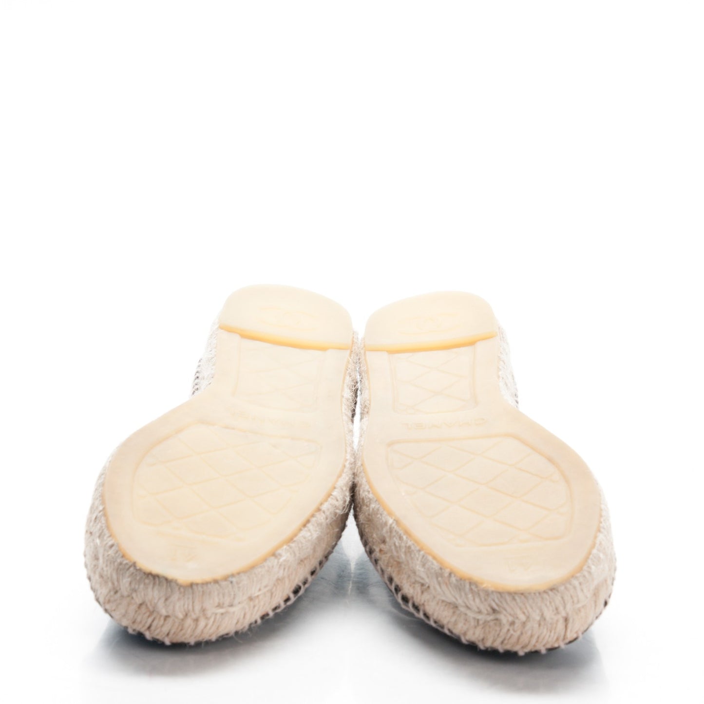 Lambskin CC Espadrilles 41 Black