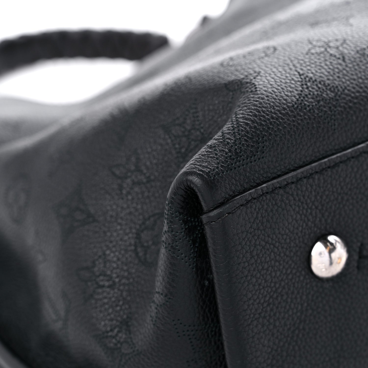 Louis Vuitton Mahina Carmel Hobo Black 7 of 10