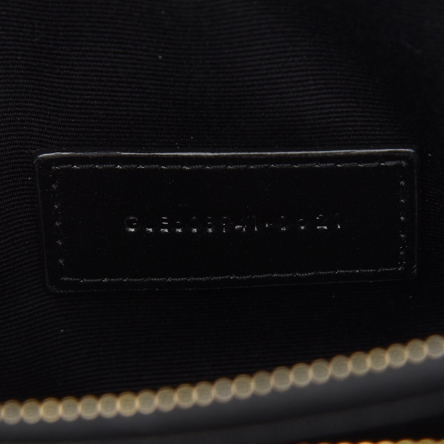 Grained Lambskin Quilted Mini Becky Double Zip Bag Black