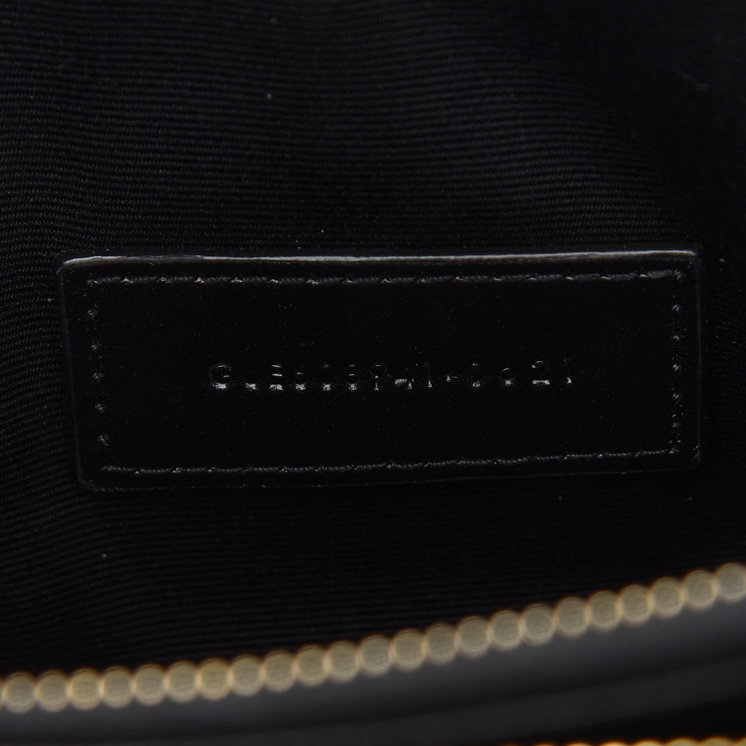 Saint Laurent Grained Lambskin Quilted Mini Becky Double Zip Bag Black 7 of 9