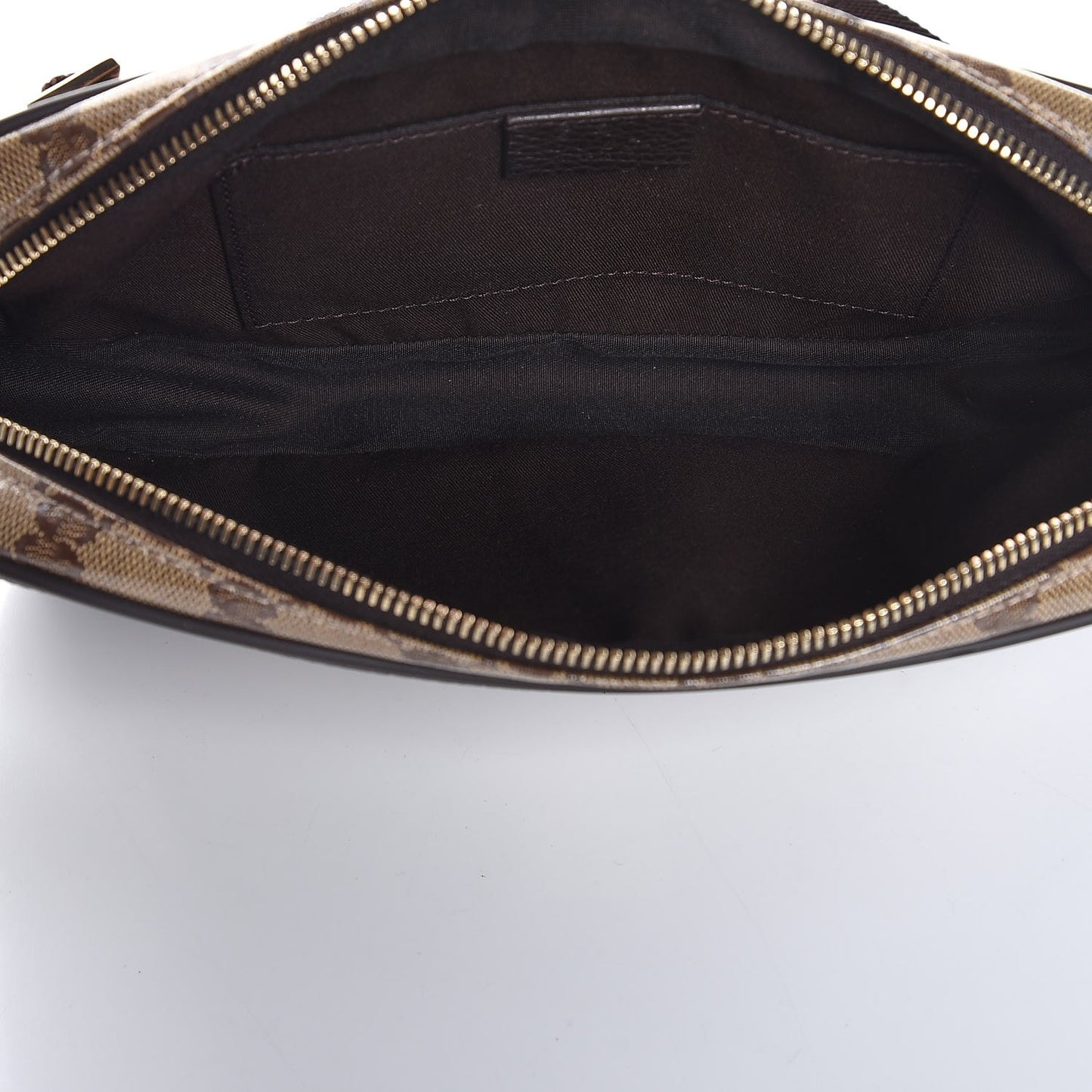 Crystal Monogram Belt Bag Brown