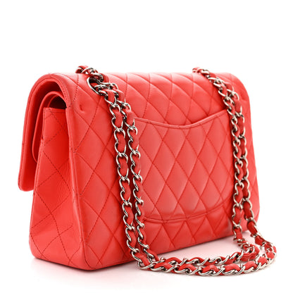 Chanel Lambskin Quilted Medium Double Flap Red 3 of 13