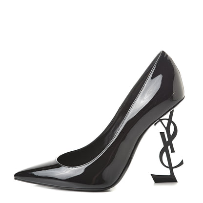 Saint Laurent Patent Opyum 110 Pumps 37.5 Black 1 of 8