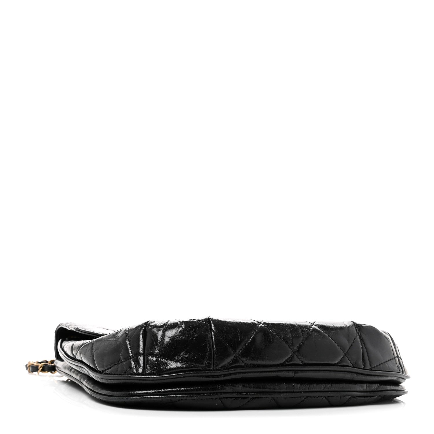 Chanel Glazed Calfskin Quilted Medium Bubble CC Flap Black 4 of 10