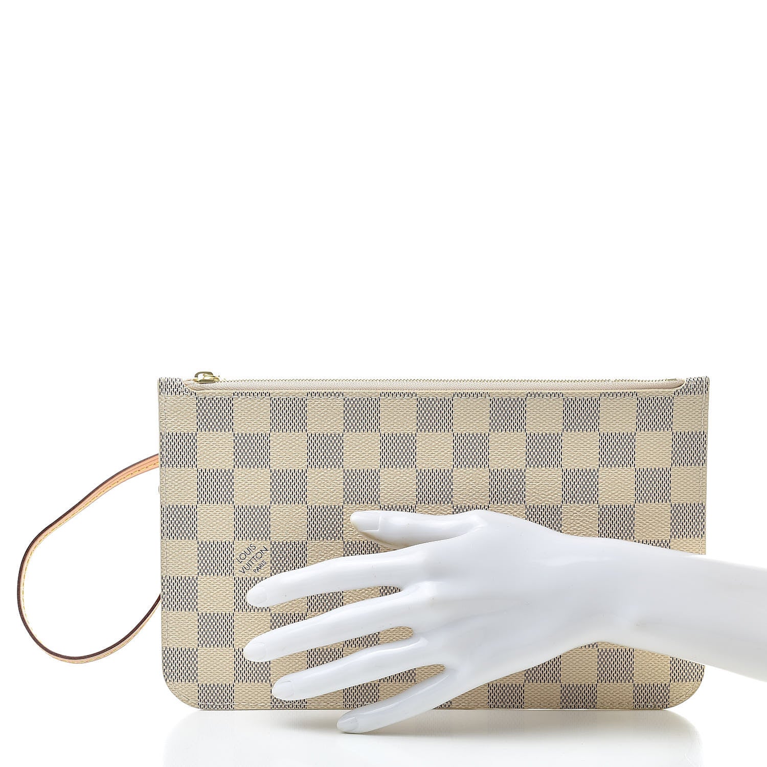 Louis Vuitton Damier Azur Neverfull MM GM Pochette 2 of 8