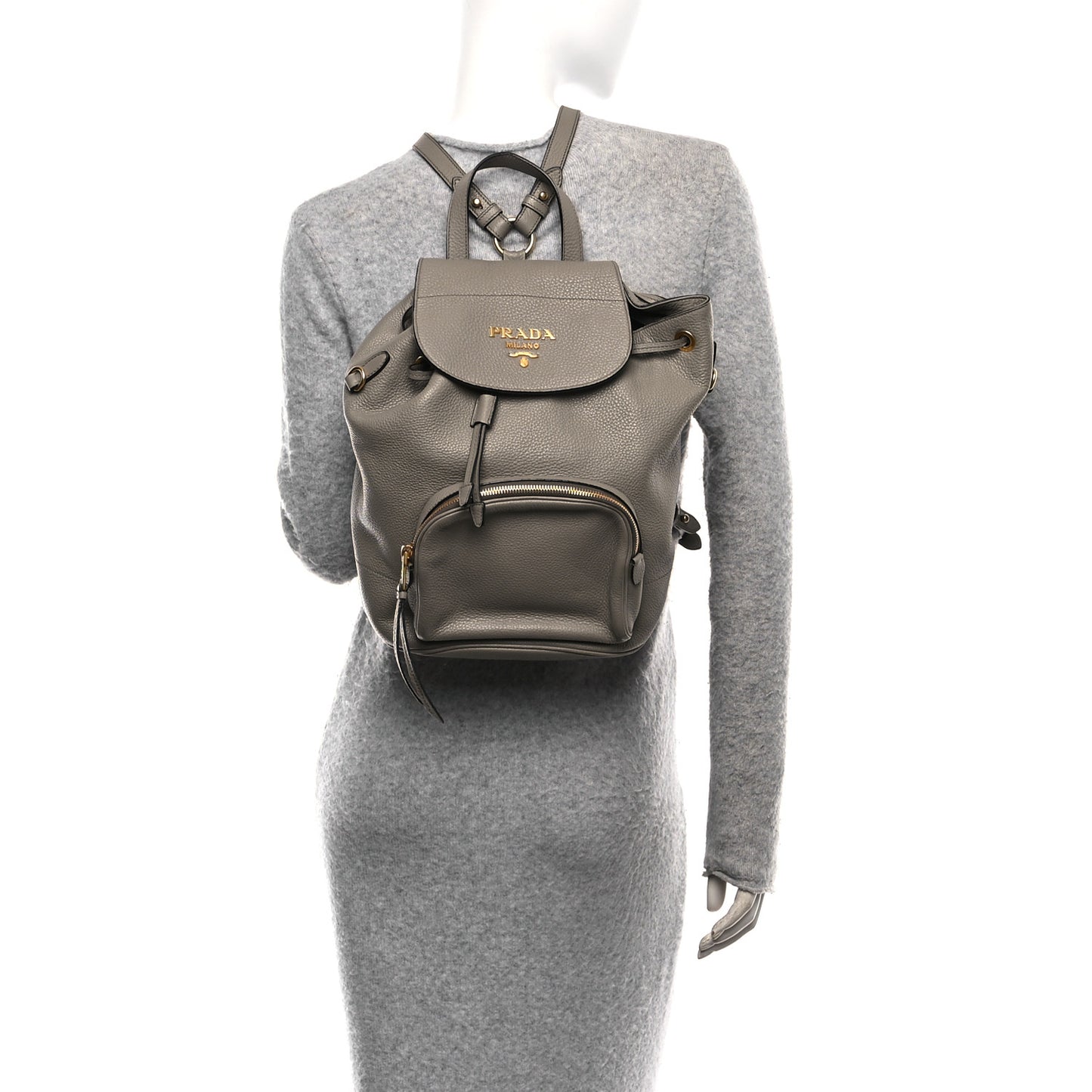 Vitello Daino Backpack Argilla