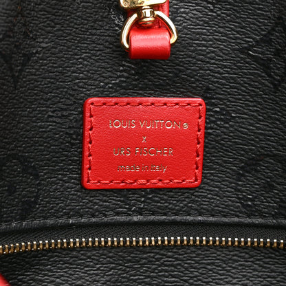 Louis Vuitton X UF Tufted Monogram Onthego GM Black Red 6 of 10