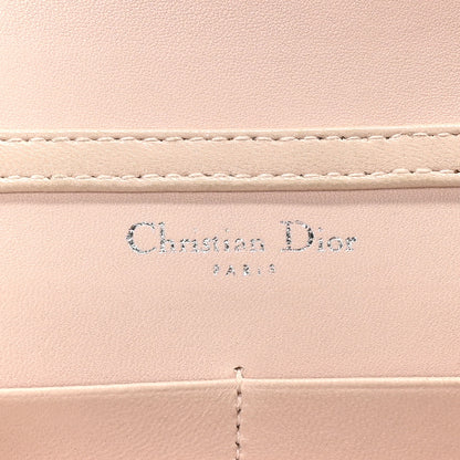 Christian Dior Grained Calfskin Diorama Wallet on Chain Pouch Rose Poudre 6 of 9