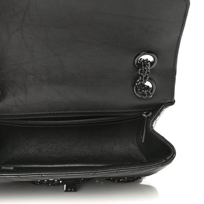 Chanel Aged Calfskin Chevron Quilted 2.55 Reissue Mini Flap So Black 5 of 10