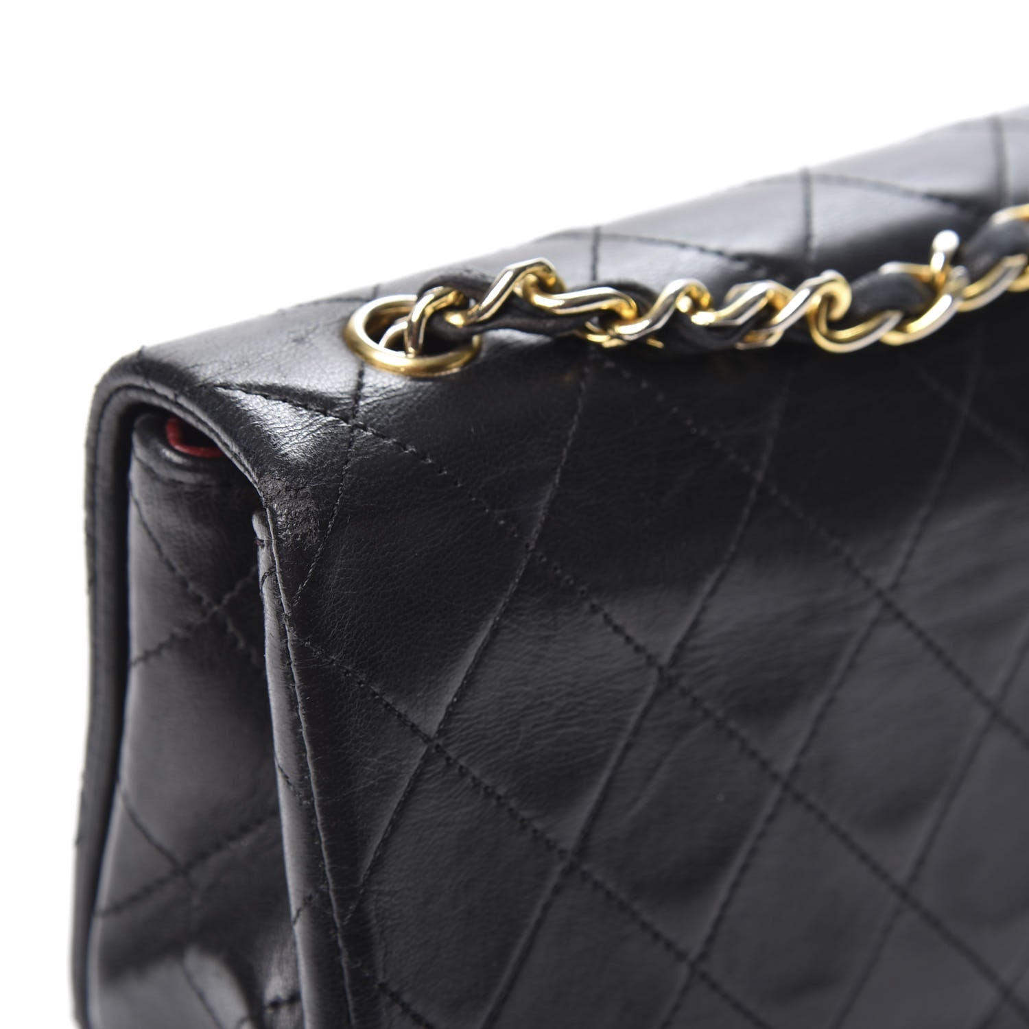 Chanel Lambskin Quilted Mini Flap Black 7 of 10