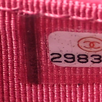 Chanel Caviar Quilted Flap Card Holder Wallet Pink 8 of 15