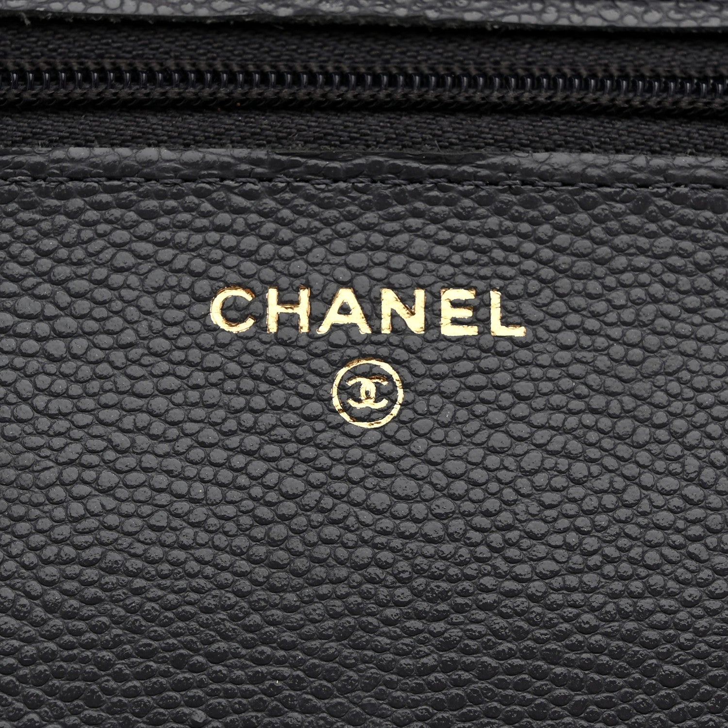 Chanel Caviar Quilted Wallet on Chain WOC Grey 6 of 11