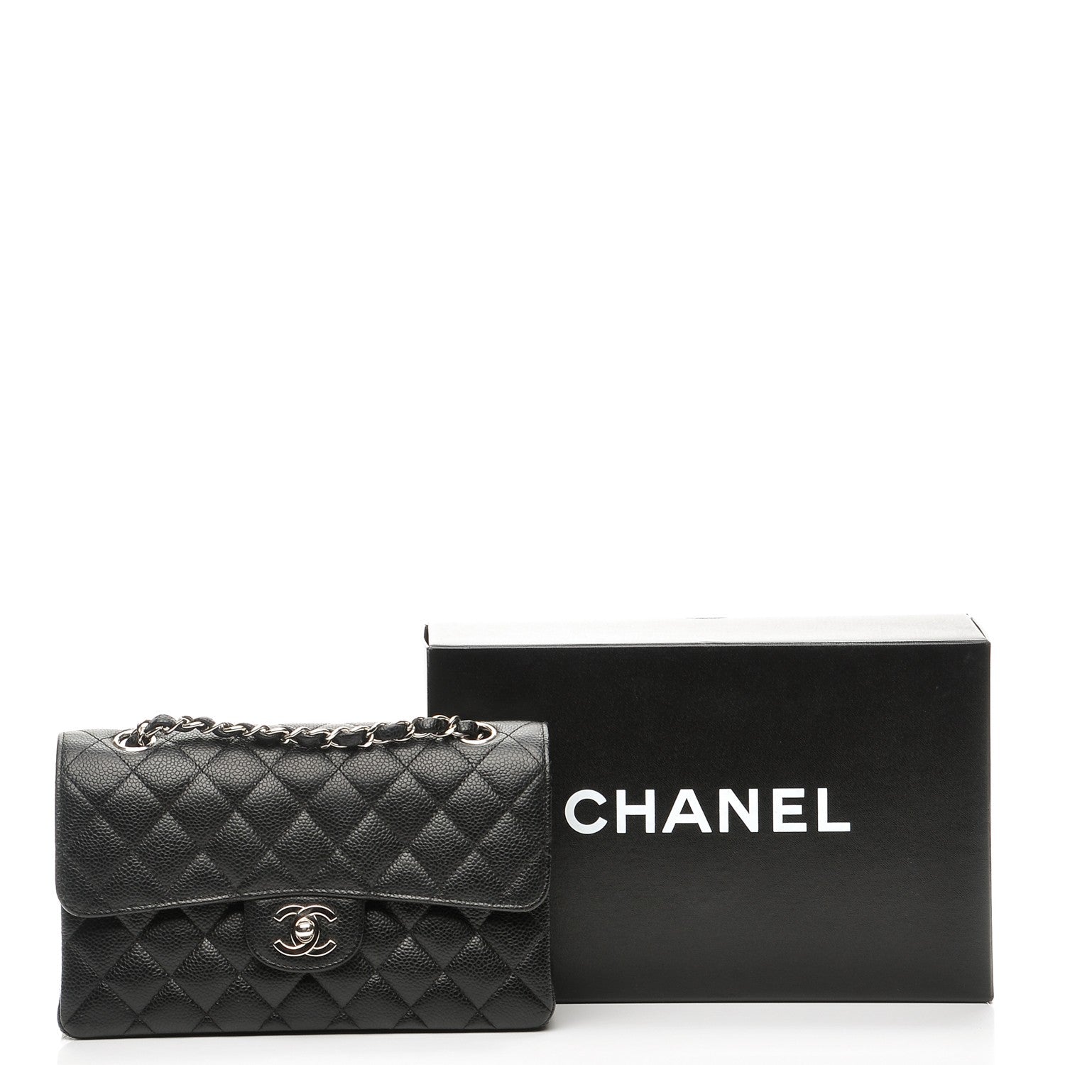 Chanel Caviar Quilted Small Double Flap Black 12 of 12