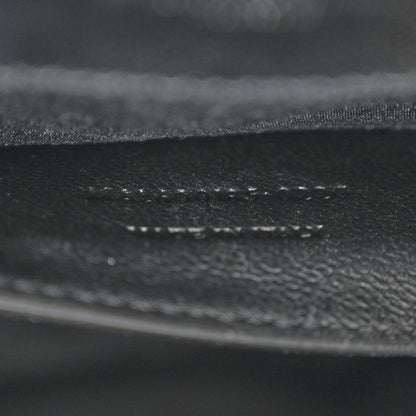 Saint Laurent Grain De Poudre Textured Mixed Matelasse Triquilt Medium Monogram Satchel Black 7 of 14