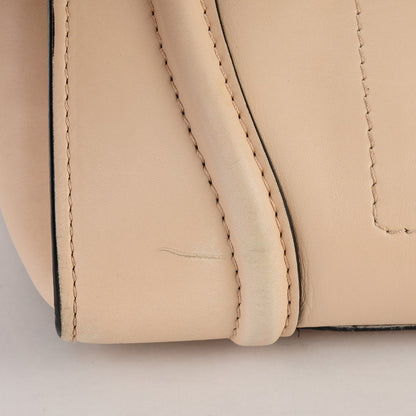 Celine Satin Calfskin Mini Luggage Powder Black 10 of 14