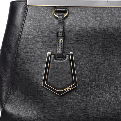 Fendi Vitello Elite Regular 2Jours Tote Black 10 of 11