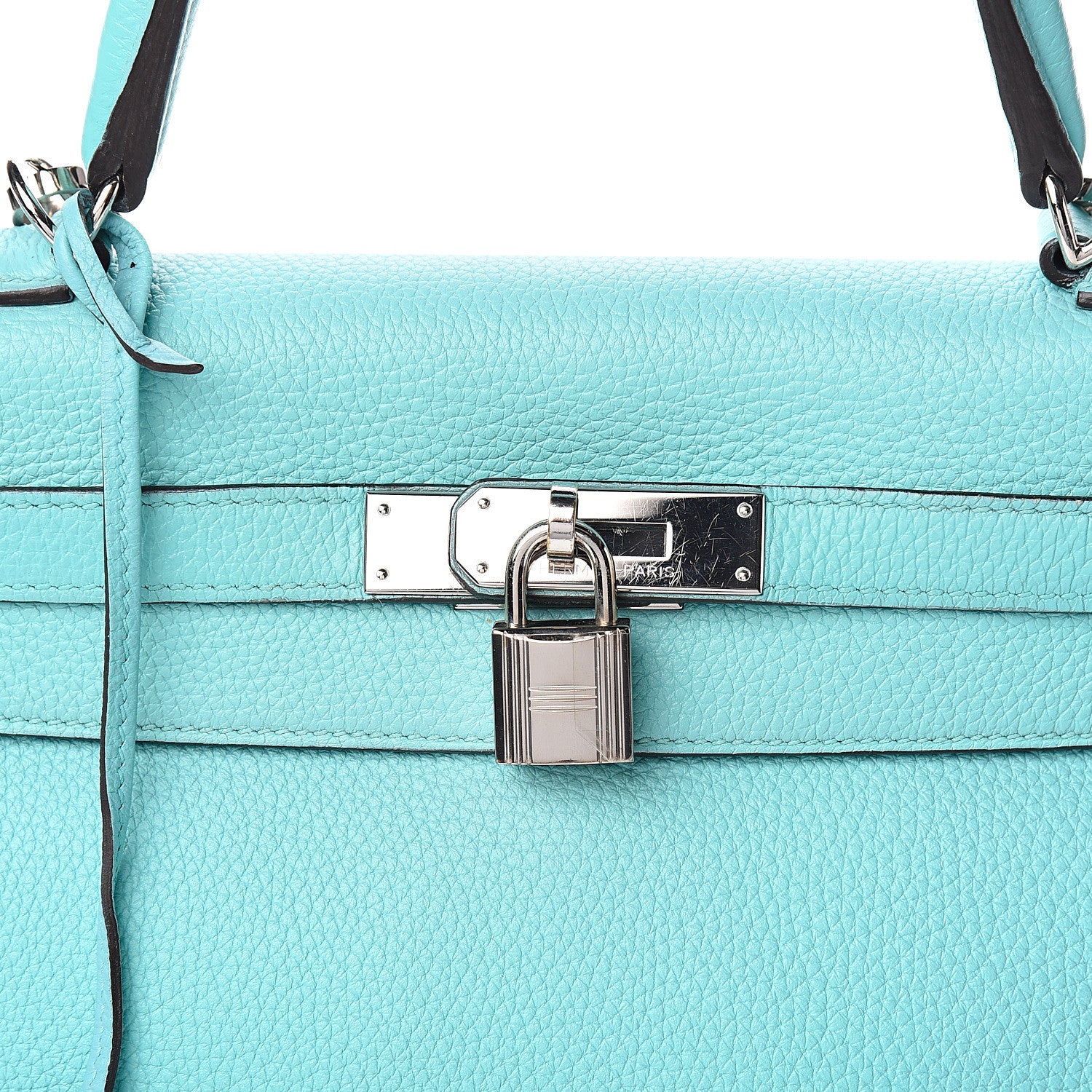 Hermes Togo Kelly Retourne 28 Bleu Atoll 37 of 39