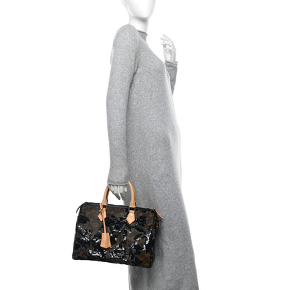 Louis Vuitton Monogram Fleur De Jais Sequins Speedy 30 2 of 10