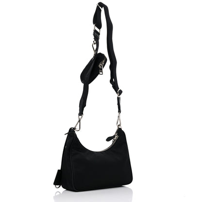 Prada Nylon Re-Edition 2005 Shoulder Bag Black 3 of 8