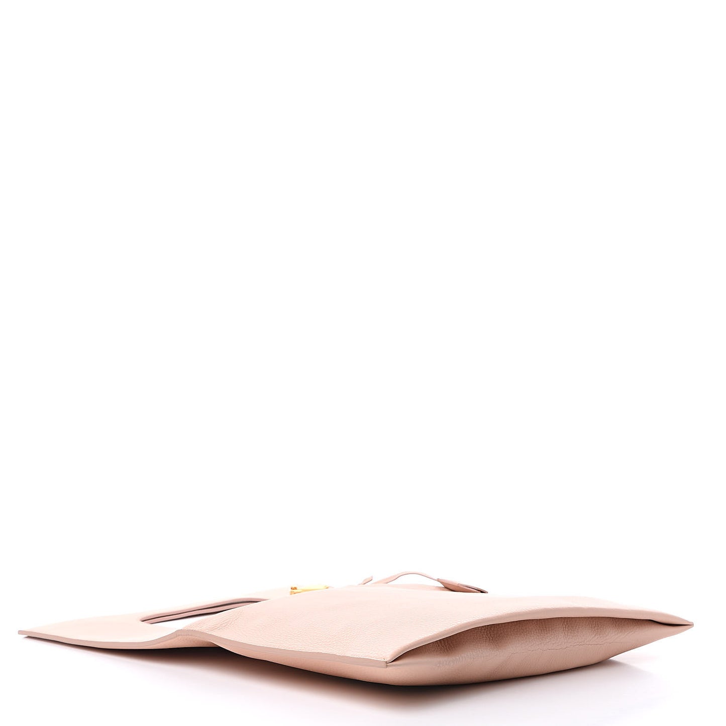 Calfskin Large Alix Padlock Zip Shoulder Bag Blush Nude