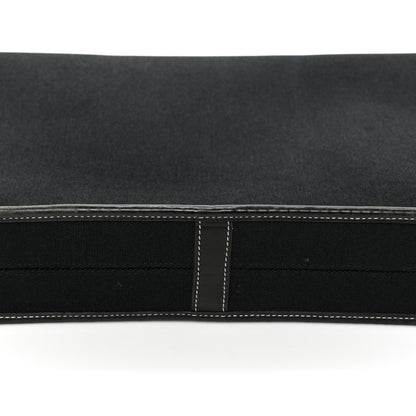 Hermes Toile Officier Buenaventura Briefcase Black 20 of 23