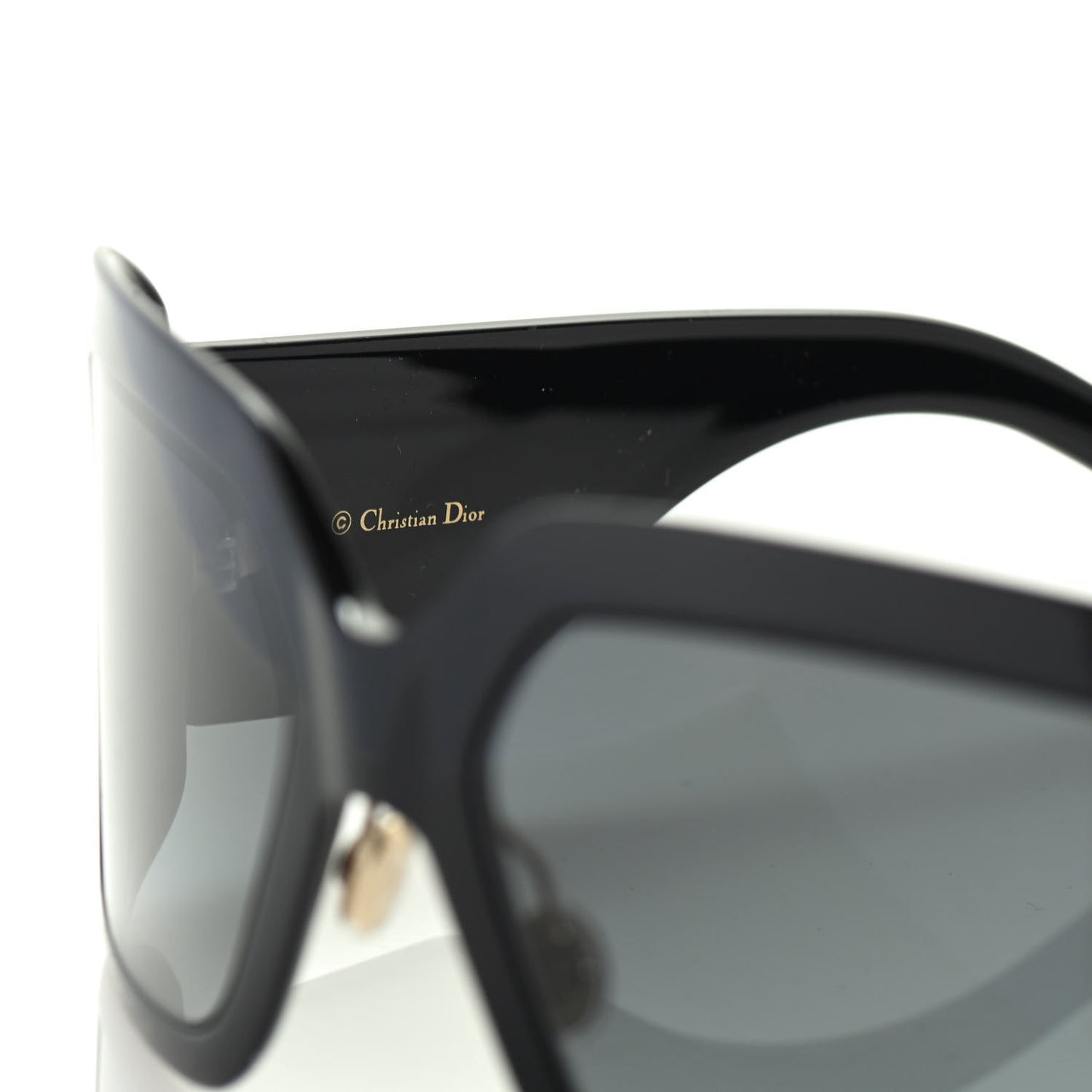 Acetate DiorSo Light 2 Shield Sunglasses Black