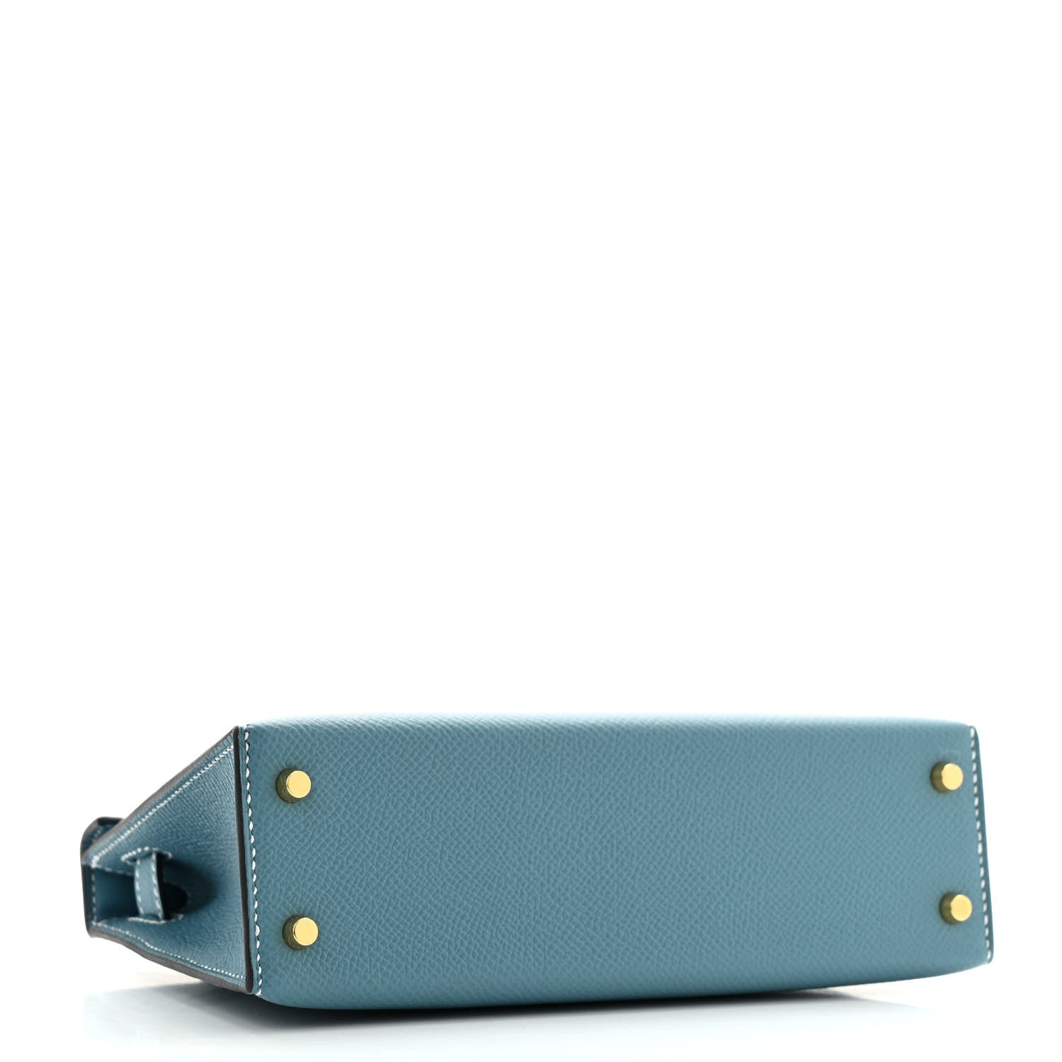 Hermes Epsom Mini Kelly Sellier 20 New Blue Jean 4 of 10