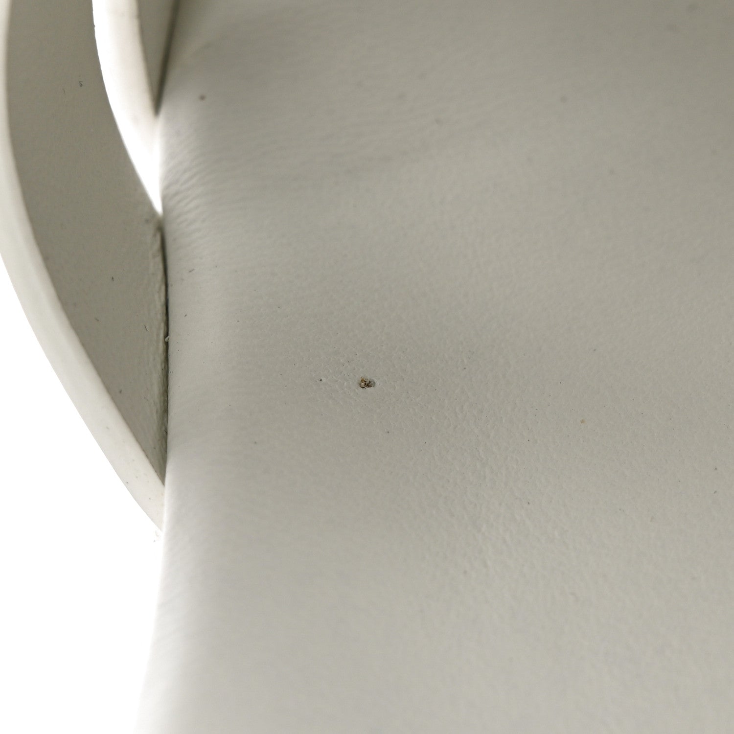 Prada Vitello Metal Triangle Logo Monolith 55mm Cage Sandals 37 Platino 10 of 12