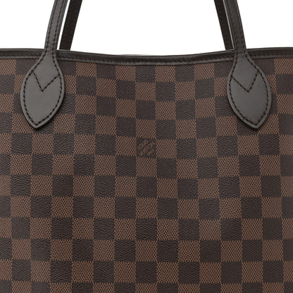 Louis Vuitton Damier Ebene Neo Neverfull MM Rose Ballerine 8 of 14