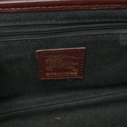 Burberry Haymarket Check Buckle Shoulder Bag Chocolate 6 of 10