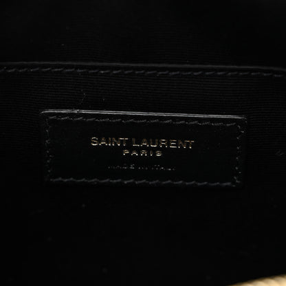 Saint Laurent Calfskin Matelasse Monogram Lou Camera Bag Taupe 6 of 9