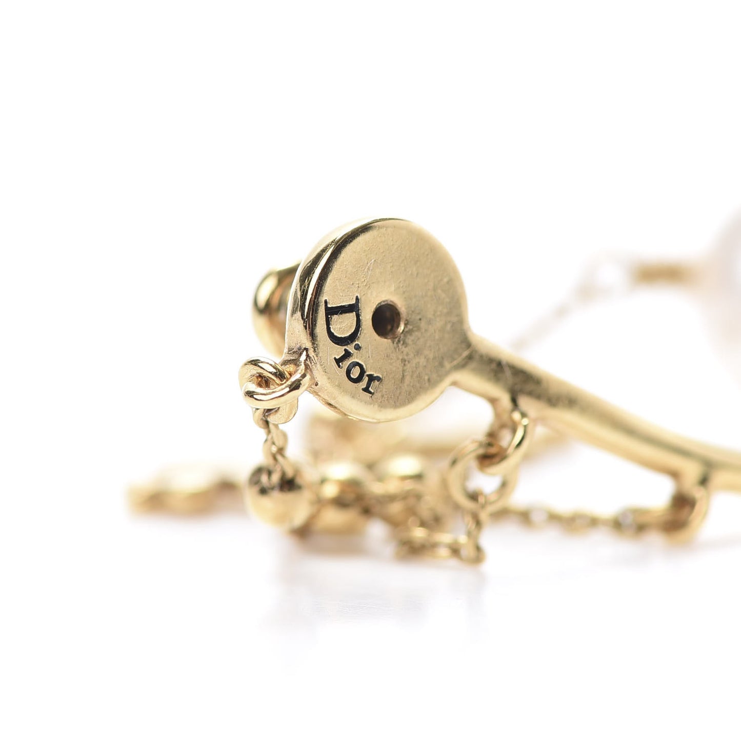 Pearl Shiny-D Earring Gold