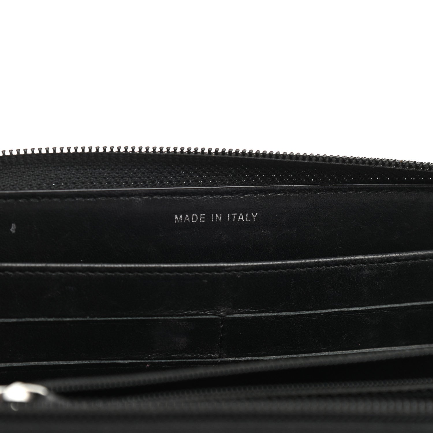 Chanel Lambskin Quilted Boy Zip Around Wallet Black 7 of 11