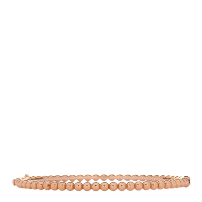 Van Cleef & Arpels 18K Rose Gold Perlee Pearls of Gold Bracelet M 2 of 4
