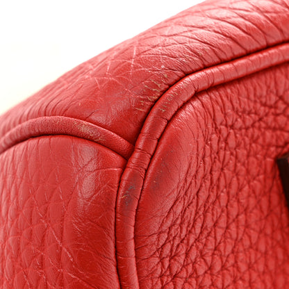 Hermes Togo BIRKIN 35 Rouge Casaque 16 of 16