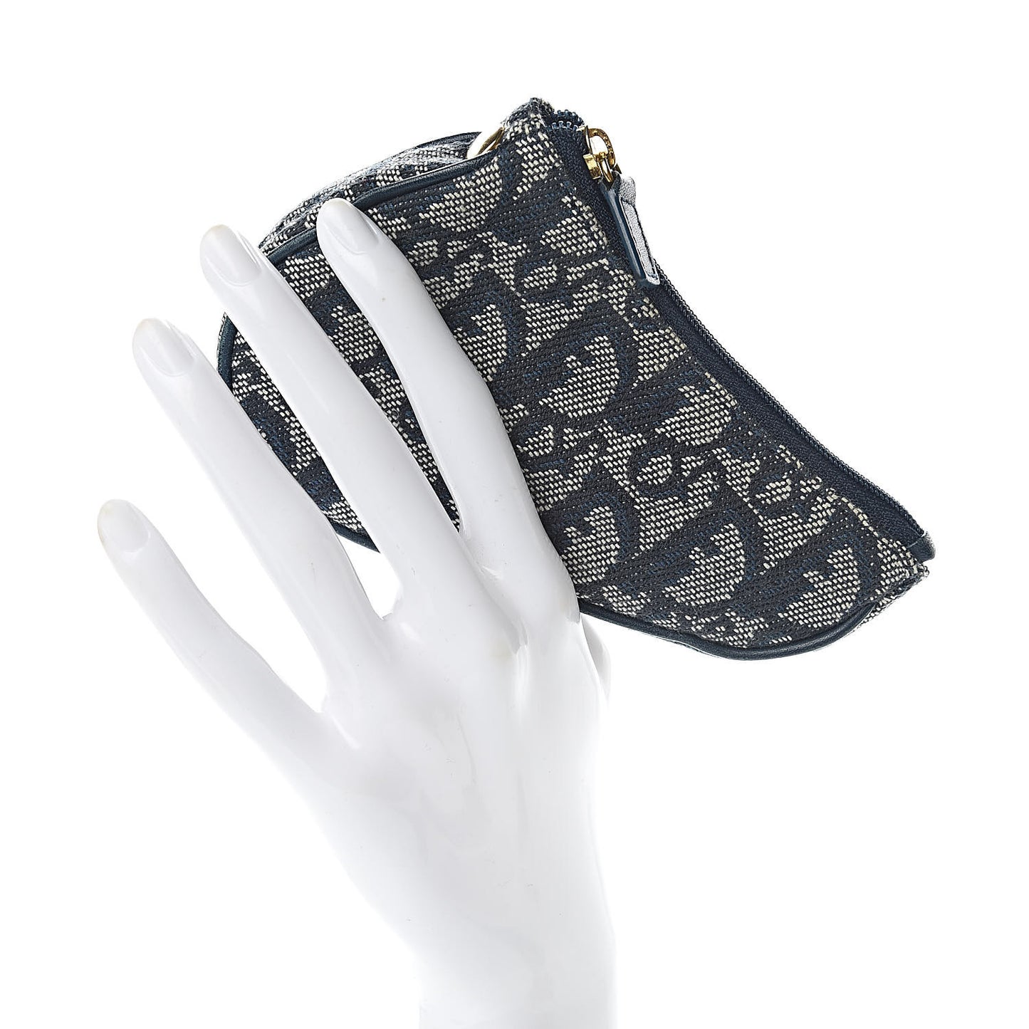 Monogram Saddle Coin Purse Navy