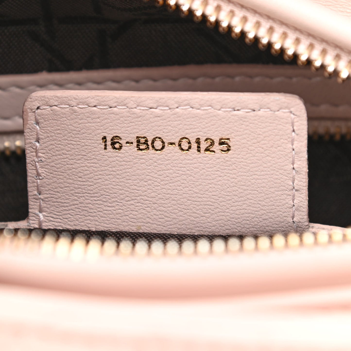 Lambskin Cannage Medium Lady Dior Light Pink