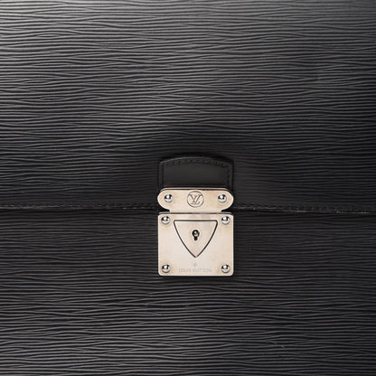 Louis Vuitton Epi Robusto 2 Compartment Briefcase Black 9 of 11