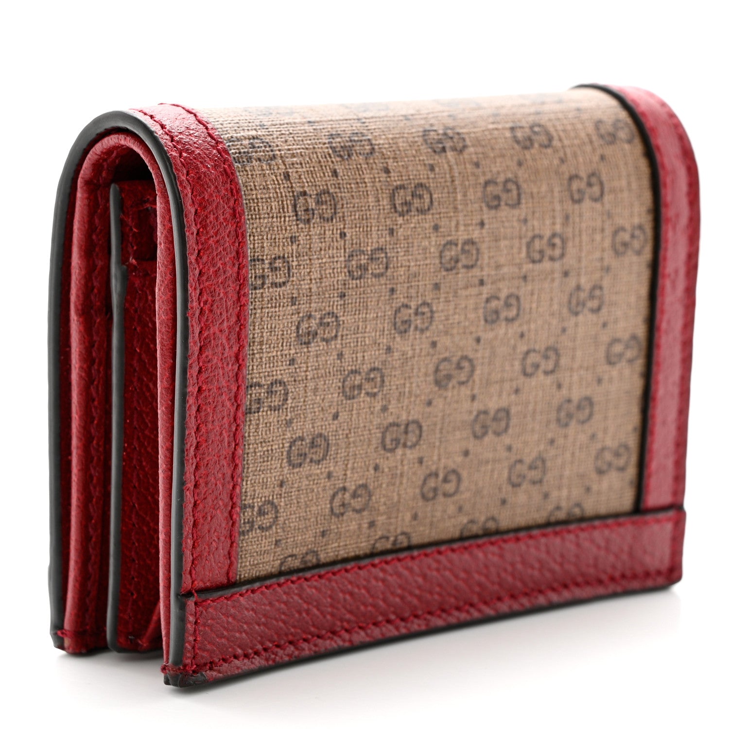 Gucci X DORAEMON Mini Vintage GG Supreme Monogram Card Case Wallet