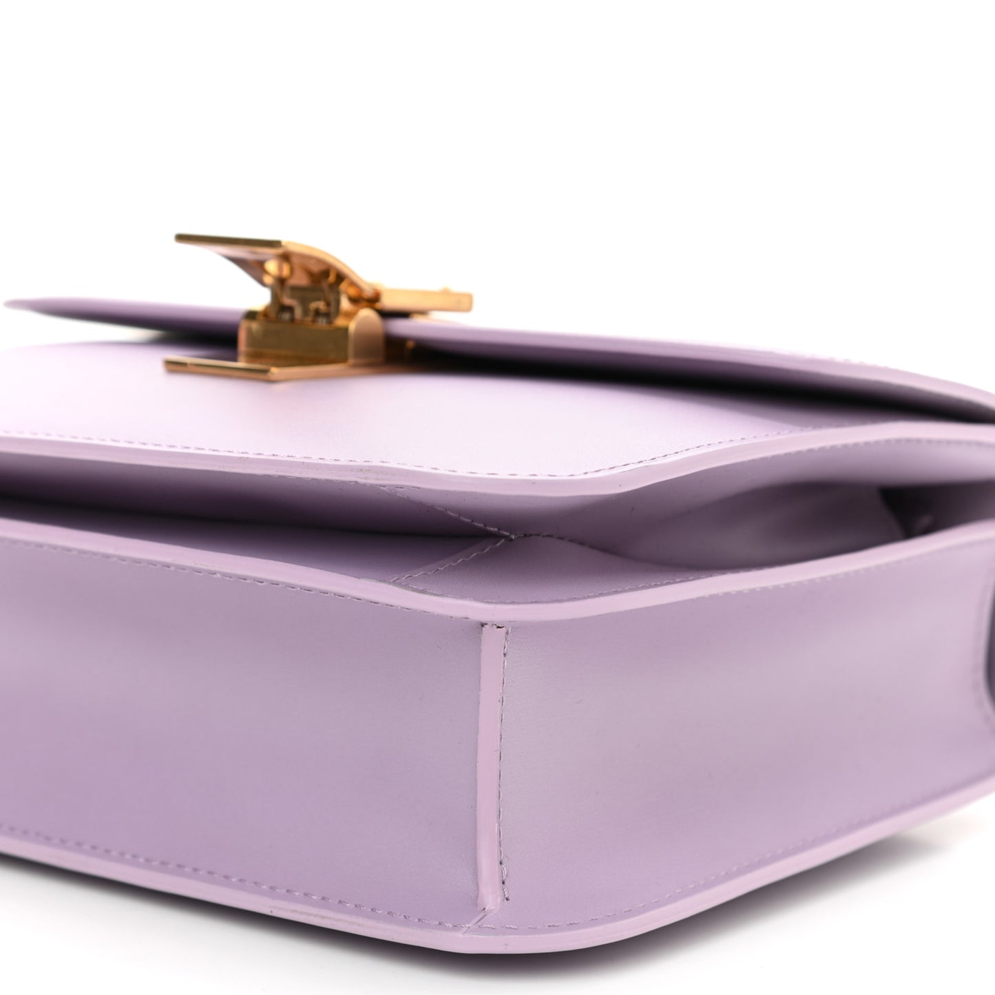 Box Calfskin Teen Classic Box Flap Bag Lilas