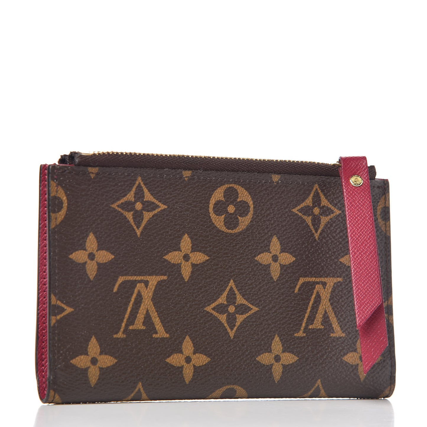 Monogram Adele Compact Wallet Fuchsia